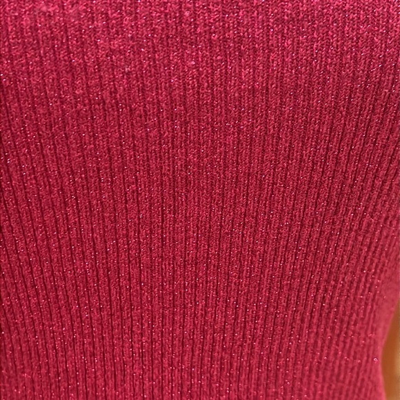 Tank Top- Fucshia - Shiny - Medium - Silk/Viscose/Lurex/Nylon/Spandex - Picture 2 of 6